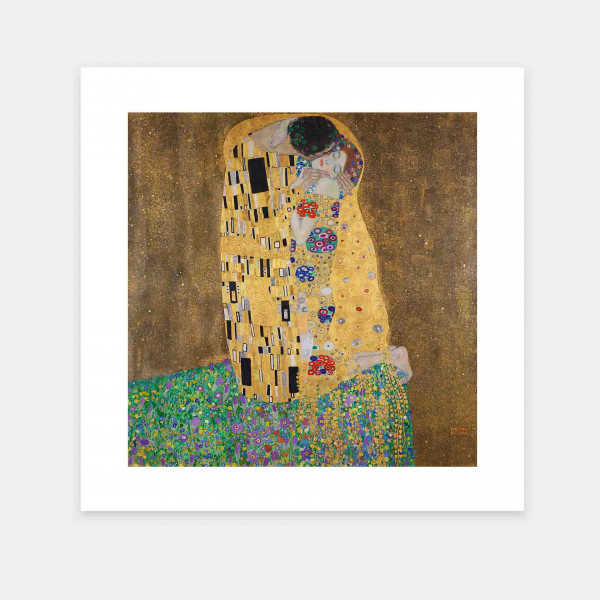 Der Kuss (Liebespaar) von Gustav Klimt