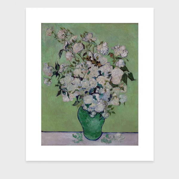 Vase mit Rosen von Vincent van Gogh