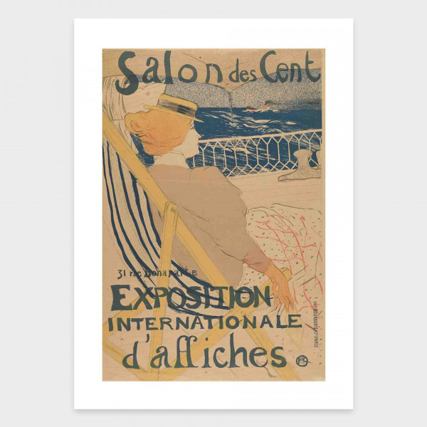 Salon des Cent Exposition Internationale d'affiches von Henri de Toulouse Lautrec